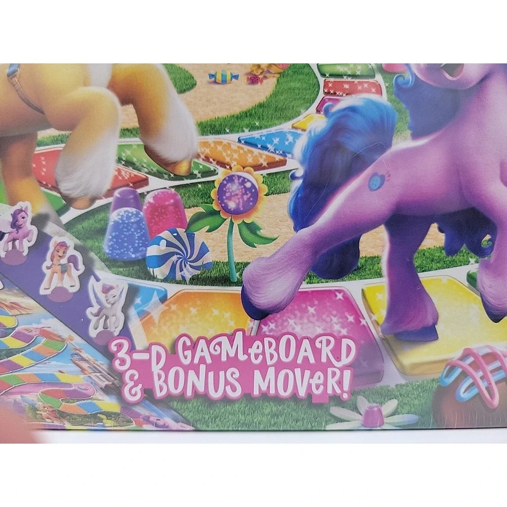 My Little Pony Candy Land 3D Board Game & Bonus Mover NIB Sealed USA Made Age 3+